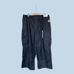 デニム スーパーワイドカーゴパンツ3XL
