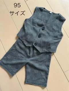 チェック柄 95サイズ セレモニースーツ　フォーマル