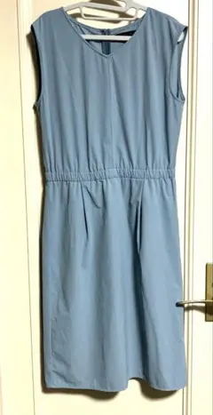 closet story ノースリーブ ワンピース　ライトブルー　FREEのサムネイル