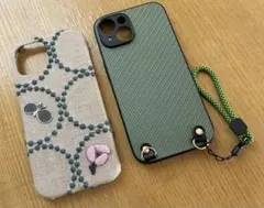 iPhone15用カバーミナペルホネン ハンドメイド スマホカバー など【2個】