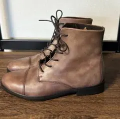 ecco danish design bootsブラウン レースアップブーツのサムネイル