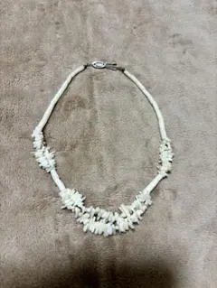 白サンゴ　珊瑚ネックレス