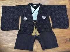 【美品】ベビー　袴ロンパース　和装
