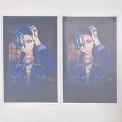 あくねこ 悪魔執事と黒い猫 ボスキ チェキ バレンタインチェキ風カード 2点