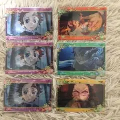 鬼滅の刃 名場面 回顧カード チョコスナック3
