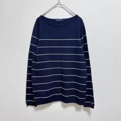 トミーヒルフィガー　ニット　ボーダー　薄手　シンプルのサムネイル