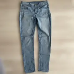 GU スキニーデニム ライトブルー 61-01