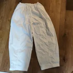anukeアンヌーク Twill Cocoon Pants 36 アイボリー - メルカリ
