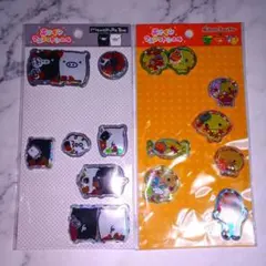 正規品★エアインマスコットシール2点　みかんぼうや　モノクロブー　おすそ分け