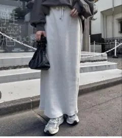 CIAOPANIC TYPY リブIラインスカート　グレーのサムネイル