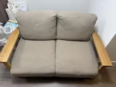無印良品　フェザーポケットコイル2シーター