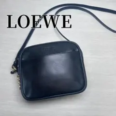 【美品】LOEWE ロエベ アナグラム ショルダーバッグ ブラックのサムネイル