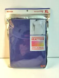 未開封 HEATTECH クルーネックTシャツ（九分袖） ブルー XL メンズ