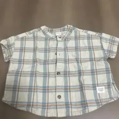tete a tete チェック柄 半袖シャツ サイズ90 バースデイ