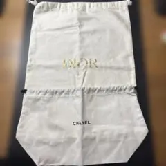 DIOR CHANEL 巾着袋 2枚セットのサムネイル