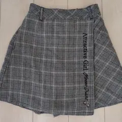 メゾピアノチェックキュロットスカート160cm