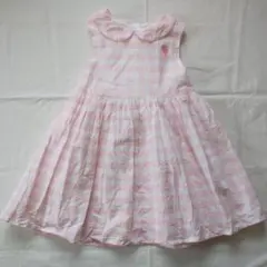 【used】95:いちごチェックワンピース/ベビーギャップ ザラベビー ネクスト