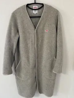 ノーカラー フリースジャケット