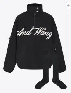 andwang Fluffy Fleece Set Black
