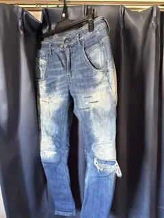DIESEL ダメージ加工 スリムフィット ジーンズ
