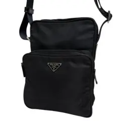 4078 美品 PRADA プラダ ショルダーバッグ 三角ロゴ 白タグ テスート