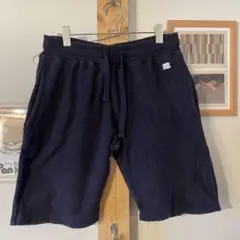 ALO ネイビー ショートパンツ Lサイズ スウェット - メルカリ
