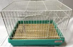【6/16まで】小動物用 ケージ UK-650 パステルグリーン 鍵 すのこ付きのサムネイル