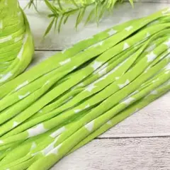 【5m¥400】ライムネオンスター✧Tシャツヤーン ズパゲッティ