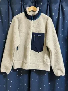 patagonia フリースジャケット M クリーム色