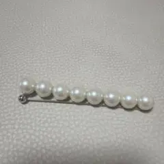 パールビーズ ヘアピン　在庫残り１個