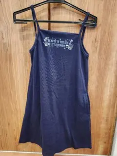 130 ネイビー ワンピース ノースリーブ