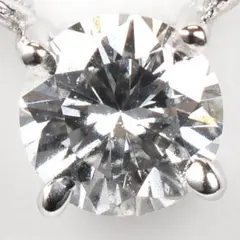 【新品仕上げ済】プラチナ0.21カラットダイヤモンド1粒ネックレス