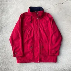 希少 90s 00s ヴィンテージ古着 ナイロンマウンテンパーカー XL 赤