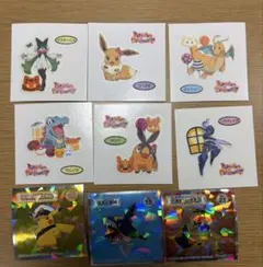 ポケモンパンシール 213弾 ソウブレイズ、イーブイ、ワニノコ、カイリュー