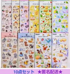 デザインシール ☆ ハムスター　モルモット　チンチラ　ラビット　ラビット　インコ