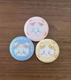ちいかわ ハチワレ シーサー 刺繍缶バッジ 3点セットのサムネイル