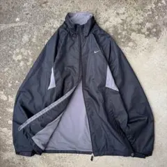 2000's NIKE nylon jacket zip up black L
