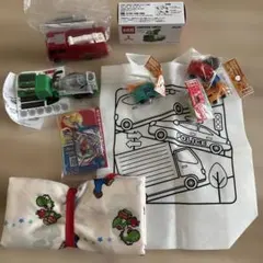 ミニカーセットとマリオエコバッグ他
