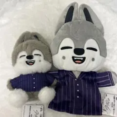 GIGO限定　skzoo ふわふわ　ボアパジャマ　ぬいぐるみセット バンチャン