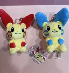 ポケットモンスターAG ぬいぐるみキーチェーン プラスル&マイナン ポケットモンスターAG ぬいぐるみキーチェーン プラスル&マイナン