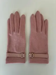 未使用品　Pinky&Dianne ピンク 手袋のサムネイル