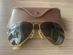 【香川様専用】RayBan アビエーターヴィンテージ ブラック×ゴールド