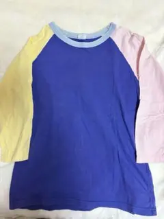 Champion カラフル長袖Tシャツ Lサイズ