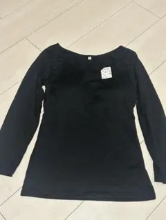 ブラトップ 長袖 ブラック S タグ付き