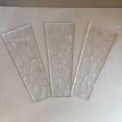 葉模様 プラスチックパーツ 3枚セット