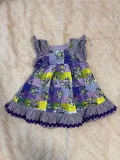 ANNA SUI mini 花柄チュニック＆カバーパンツ　セットアップ80