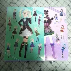 アイカツ！クリアファイルコレクション 藤堂ユリカ 紫咲蘭