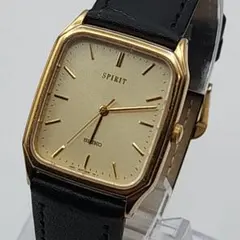 稼働93s vintage seiko spirit スクエア 腕時計qz - メルカリ
