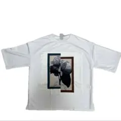 Casper JohnボタニカルグラフィックビッグTシャツ　白　Sサイズのサムネイル