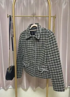 チェックジャケット